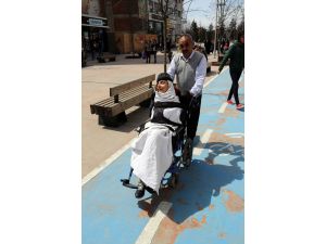 Tek İsteği, Oğlu İçin Güvenli Tekerlekli Sandalye