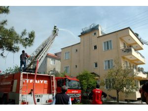 Muğla'da Ev Yangını