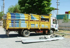 Karayolu bariyeri çalmışlar