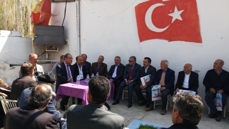 Halkapınar’da seçim çalışmaları sürdürdü