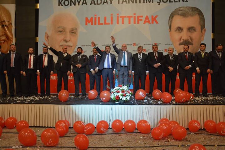 Milli İttifak Konya'da adaylarını tanıttı