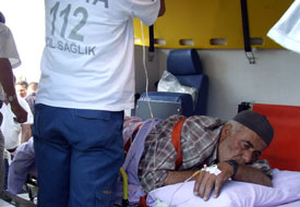 Ahırlı'da bıçakla yaralama