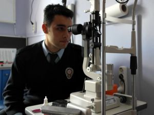 Yozgat'ta Polis Memurları Göz Taramasından Geçti