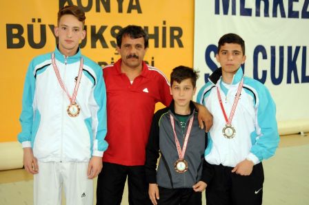 Selçuklu'dan 3 madalya