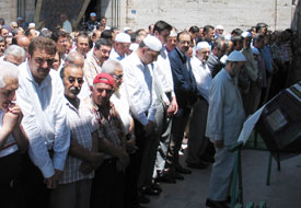 Gazze şehitleri için gıyabi namaz