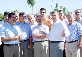 Akyürek yatırım alanlarını inceledi