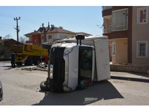 Elmadağ'da Trafik Kazası: 1 Yaralı
