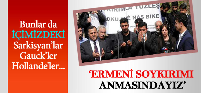 Demirtaş'tan tehcire  "soykırım" nitelemesi