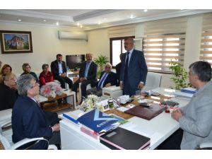 Başkent Muhtarlar Federasyonu Yönetiminden Taşan'a Ziyaret