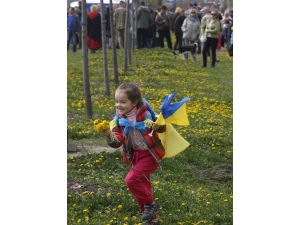 Ukrayna'da Çatışma Bölgesinden Dönen Askerler Coşkuyla Karşılandı