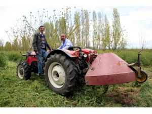 Atıl Malzemelerden Ot Biçme Makinesi Yaptılar