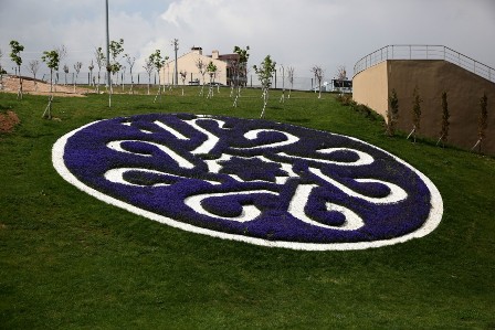 Kelebekler vadisi parkı lale bahçesine dönüştü