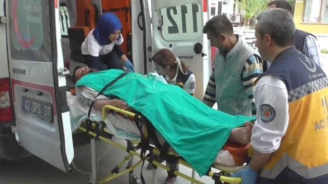 Konya'da iki kişi elektrik akımına kapıldı