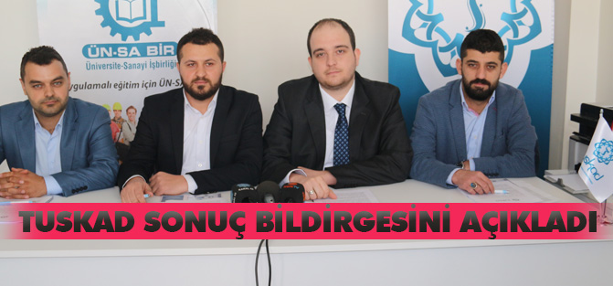 TUSKAD, sonuç bildirgesini açıkladı