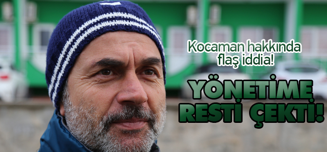 Flaş iddia! Kocaman’ın yönetime resti