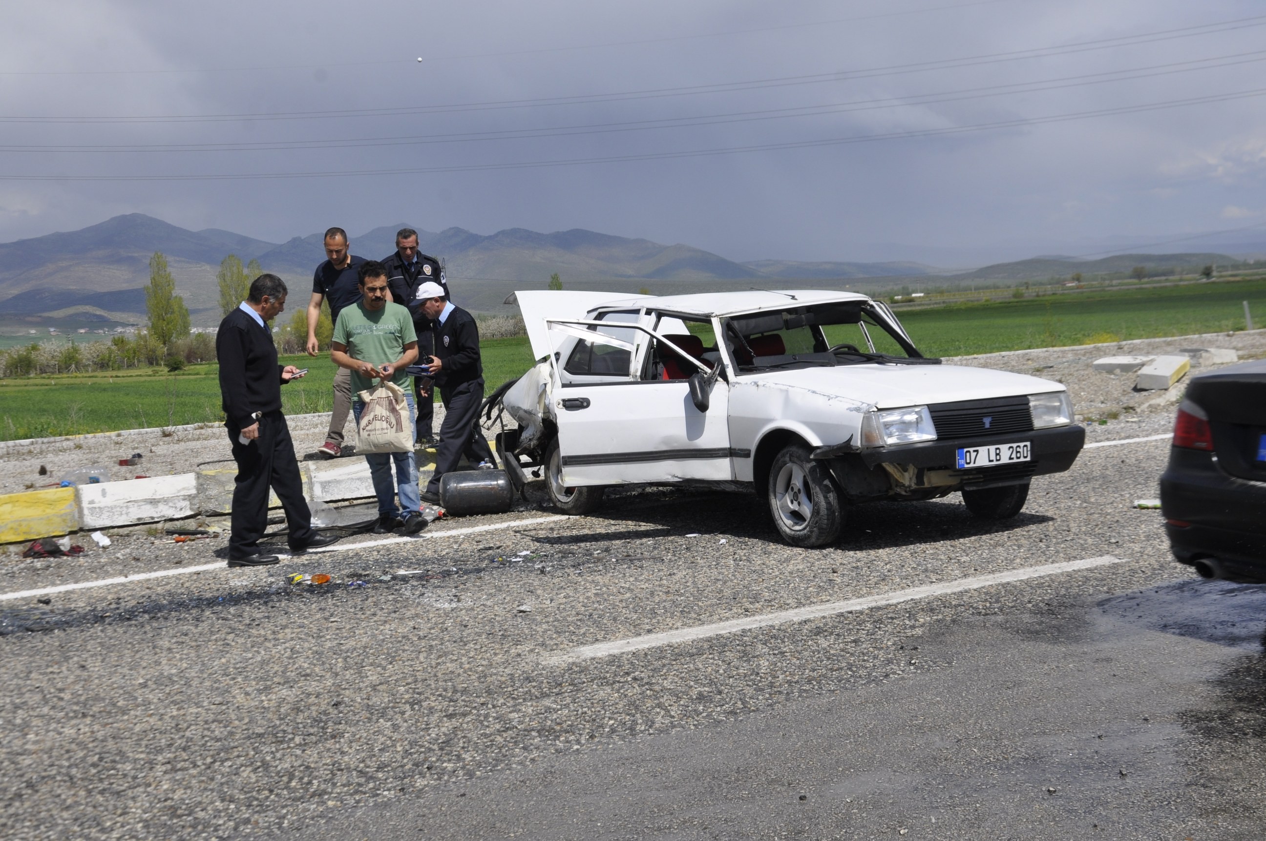 Konya'da trafik kazası: 2 yaralı