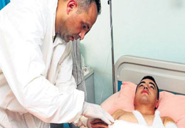 Yaralı polis taburcu oldu