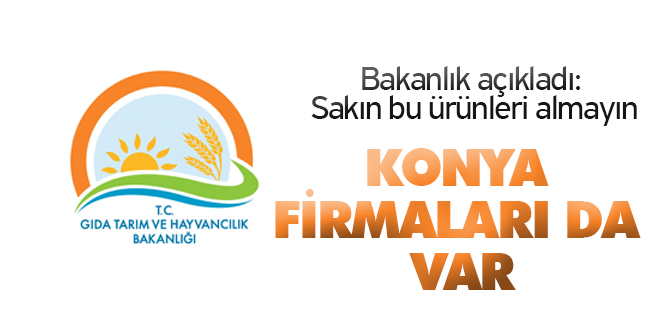 Bakanlık uyardı: Sakın bu ürünleri almayın