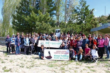 Beyşehir’de doğa yürüyüşü