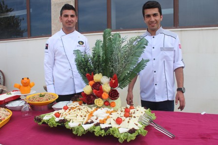 Aşçılardan sanatsal şov