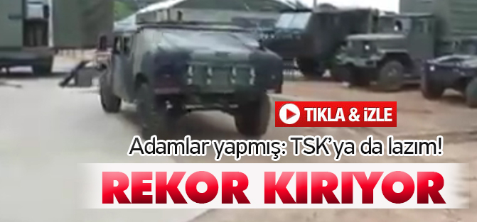 Adamlar yapmış: patlamayan lastik