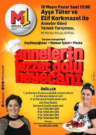 Anneler Günü yemek yarışmasıyla kutlanıyor
