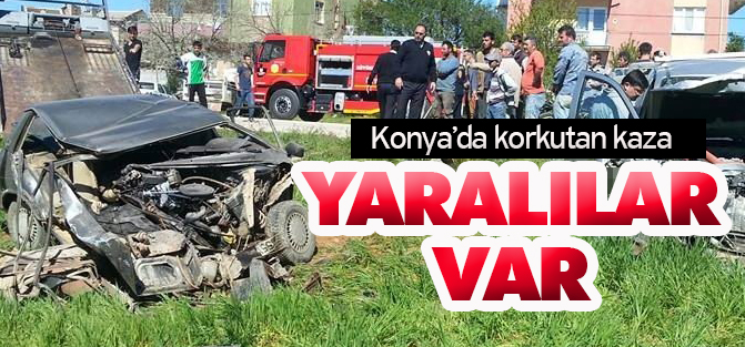 Konya'da trafik kazası: 3 yaralı