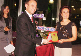 Yargı mensuplarına veda yemeği