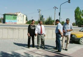 Yaya alt geçidi için yer tespiti