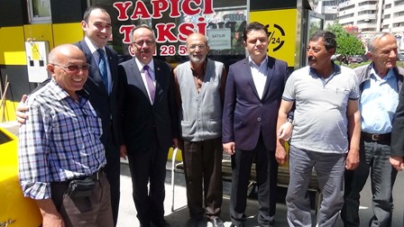 Kalaycı’dan taksici esnafına ziyaret