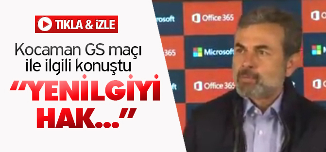 Kocaman:Yenilgiyi hak etmedik