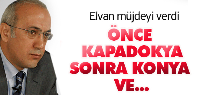 Elvan Konya'ya müjdeyi verdi: Önce Manavgat sonra Konya...