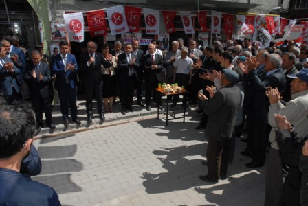 Çumra’da MHP seçim bürosu açıldı