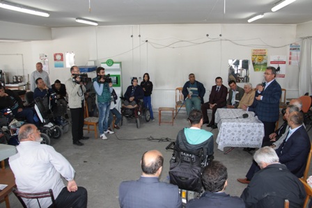 Sakatlar Derneği’ne anlamlı ziyaret