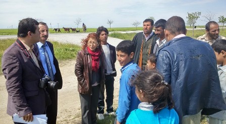 Altınekin MEM’den tarım işçilerine destek