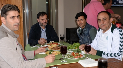 Konyaspor İcra Kurulu  basın mensuplarıyla yemekte bir araya geldi