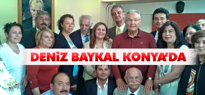 Deniz Baykal Konya'da