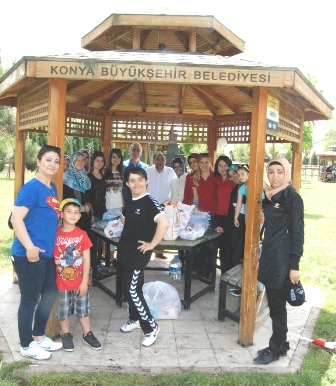 Hadimi Parkında piknik yaptılar