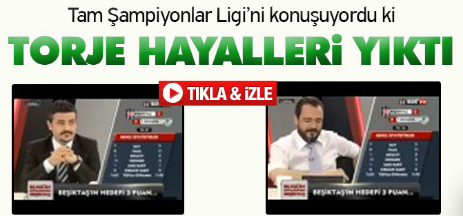 Tam Şampiyonlar Ligi’ni konuşuyordu ki