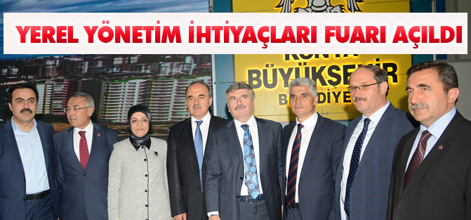 Konya’da 11. yerel yönetim ihtiyaçları fuarı açıldı