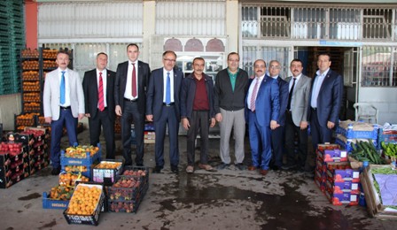 Kalaycı’dan hal esnafına ziyaret
