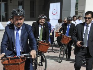 Sağlıklı Yaşam İçin Pedal Çevirdiler