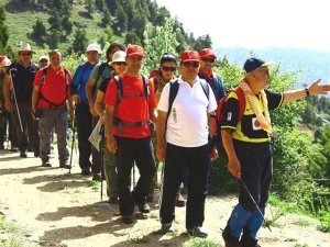 Konyalı dağcılar Giden Gelmez Akseki Dağı’na tırmandılar
