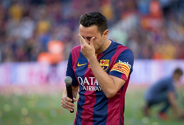 Xavi Barcelona'ya Gözyaşlarıyla Veda Etti
