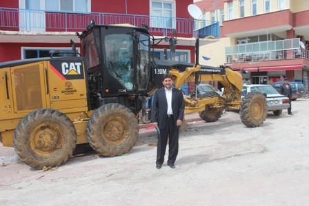 Derbent’e greyder desteği