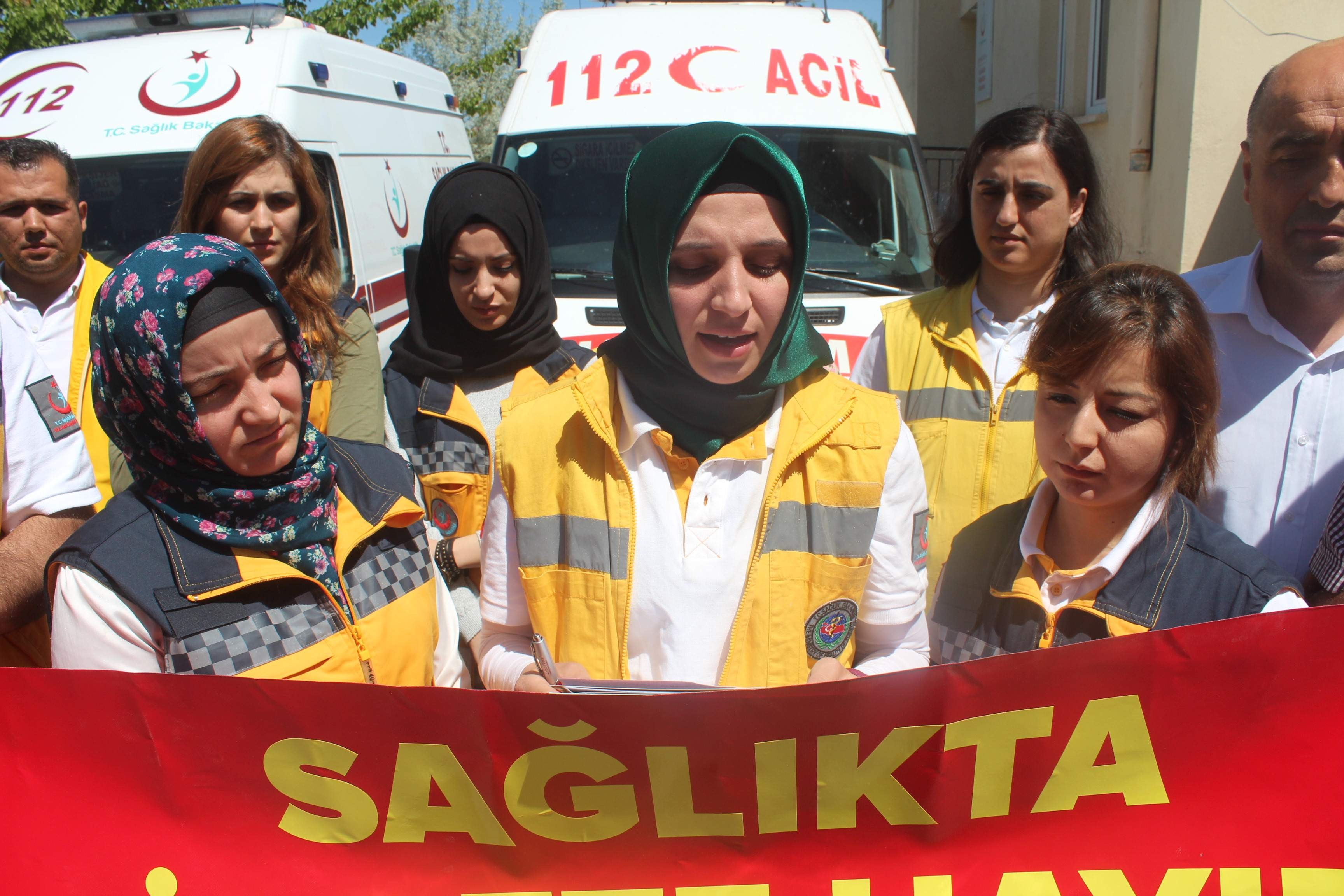 “Sağlıkta şiddete hayır” etkinliği