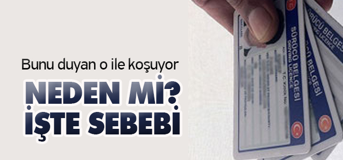 Ehliyet almak isteyenler bu ilimize akın ediyor