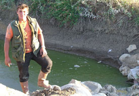 Çiftçinin son çaresi kanalizasyon suyu