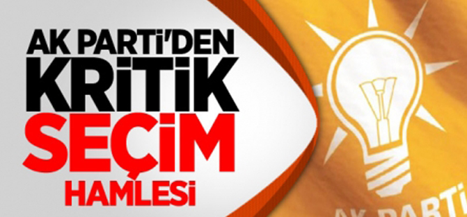 AK Parti'den son hafta hamlesi