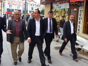 Gönen esnaf ziyaretlerinde bulundu